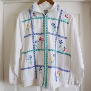 Vintage Floral windbreaker